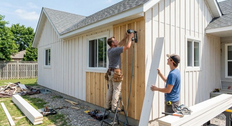 Batten Siding Installation in Brandon, VT