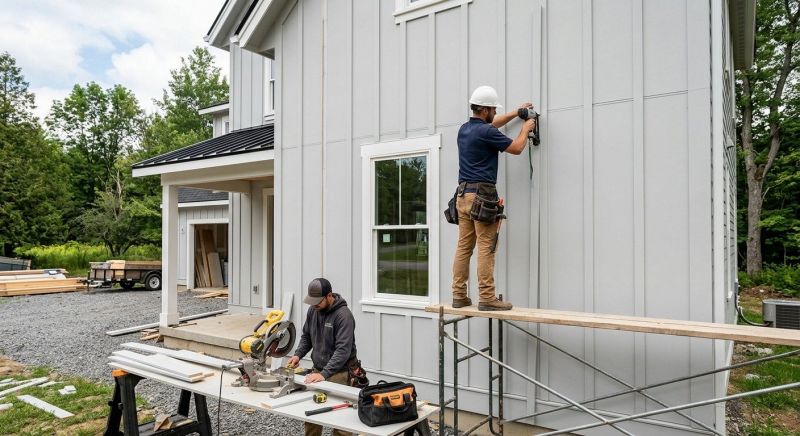 Batten Siding Installation in Bristol, VT