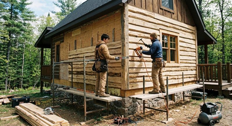 Cabin Siding Installation in Addison County, VT