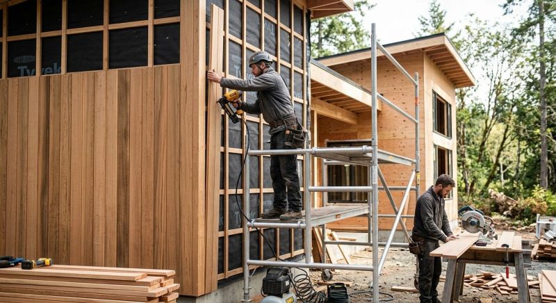 Cedar Cladding Installation in Addison County, VT