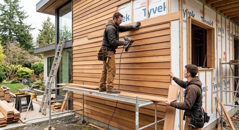 Cedar Cladding Installation in Addison County, VT