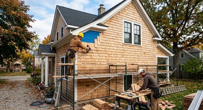 Cedar Siding Installation in Brandon, VT