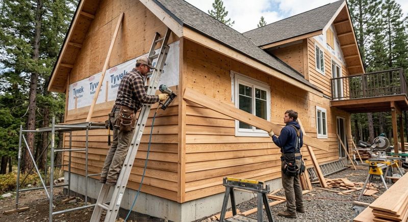 Cedar Siding Installation in Huntington, VT