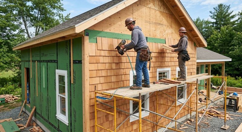 Cedar Siding Installation in Addison County, VT