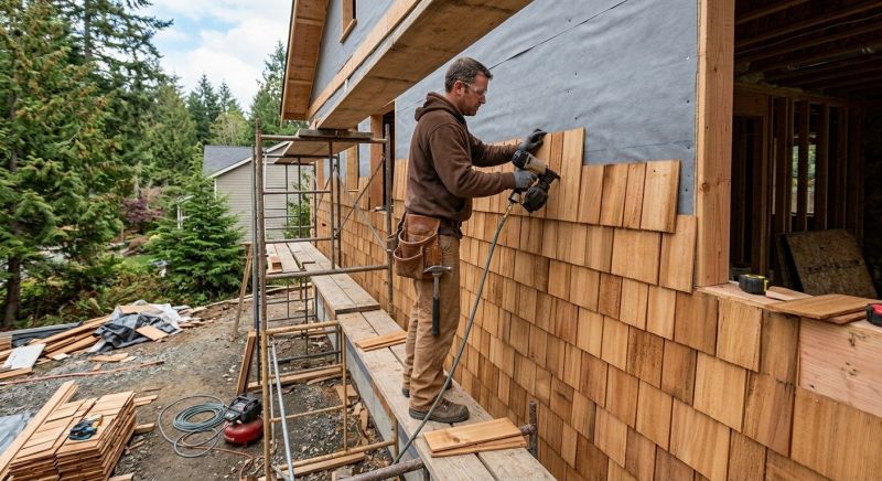 Cedar Siding Installation in Addison County, VT