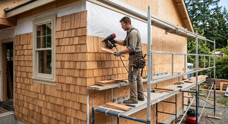 Cedar Siding Installation in Vergennes, VT