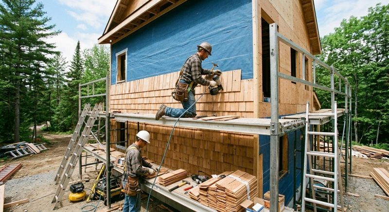 Cedar Siding Installation in Vergennes, VT