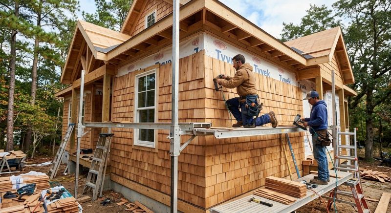 Cedar Siding Installation in Warren, VT