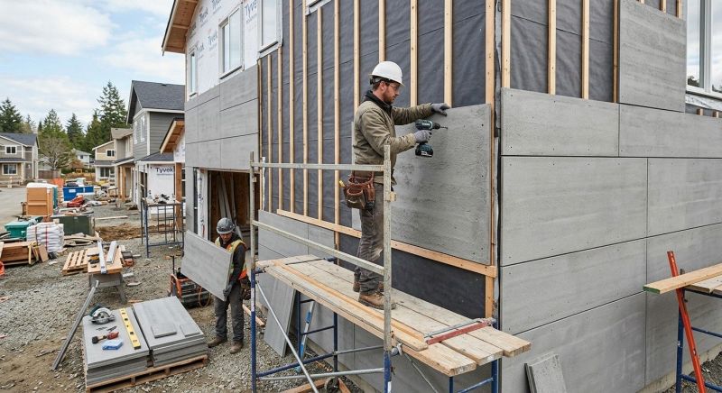 Cement Siding Installation in Bristol, VT