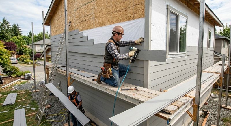 Cement Siding Installation in Bristol, VT