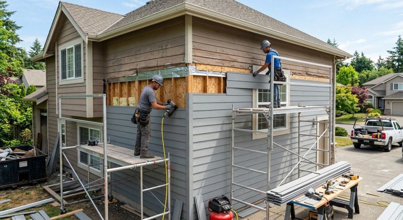Cement Siding Replacement in Huntington, VT