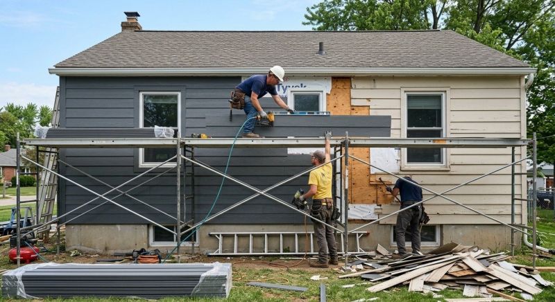 Cement Siding Replacement in Huntington, VT