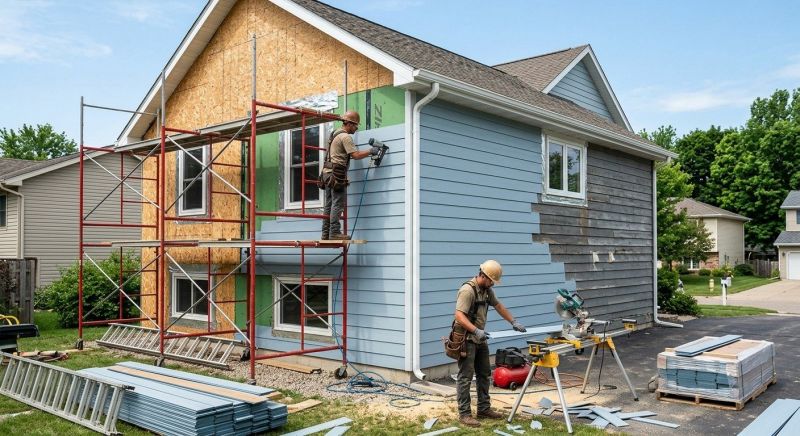 Cement Siding Replacement in Middlebury, VT