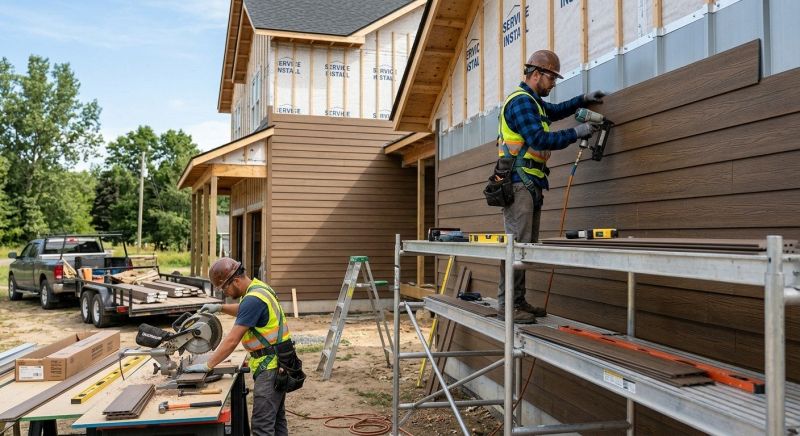 Composite Siding Installation in Bristol, VT