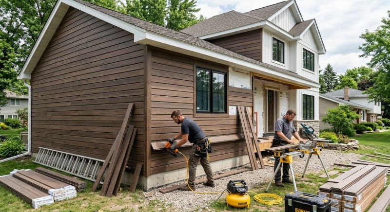 Composite Siding Installation in Huntington, VT