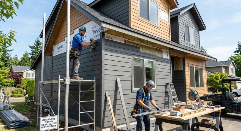 Composite Siding Installation in Addison County, VT