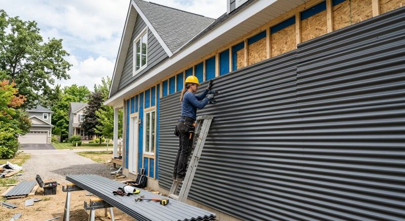 Corrugated Siding Installation in Addison County, VT