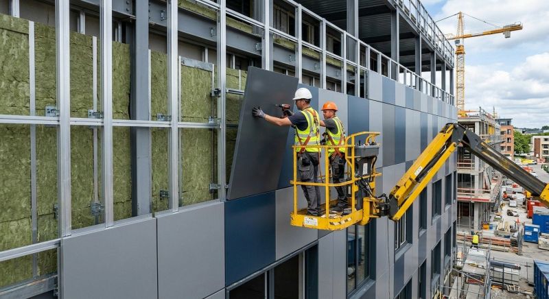 Facade Cladding Installation in Addison County, VT