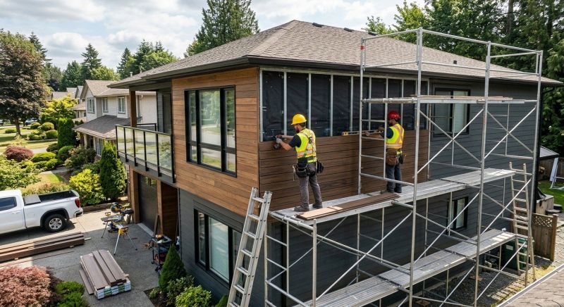 Facade Cladding Installation in Addison County, VT