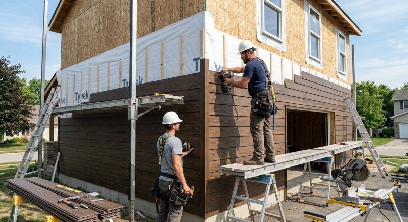 Faux Wood Siding Installation in Middlebury, VT