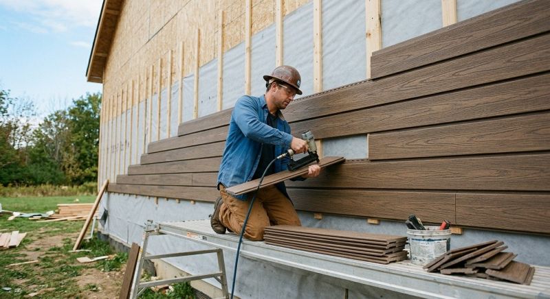 Faux Wood Siding Installation in Vergennes, VT