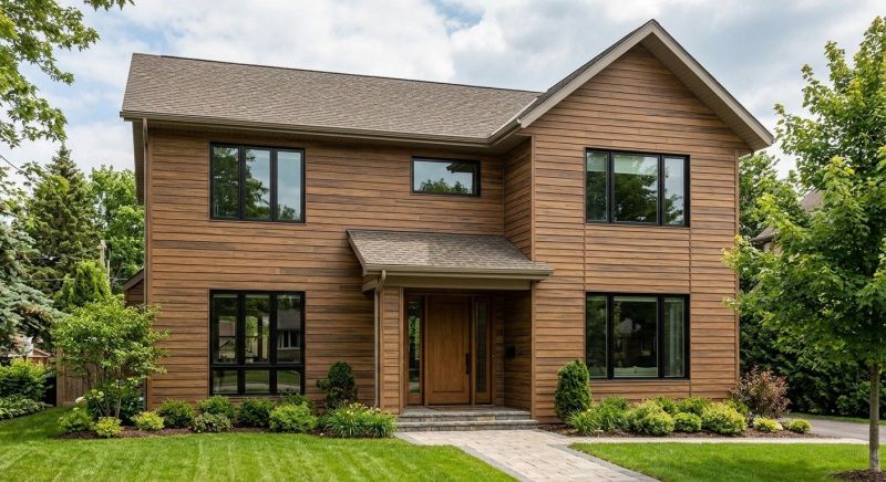Faux Wood Siding Installation in Waitsfield, VT