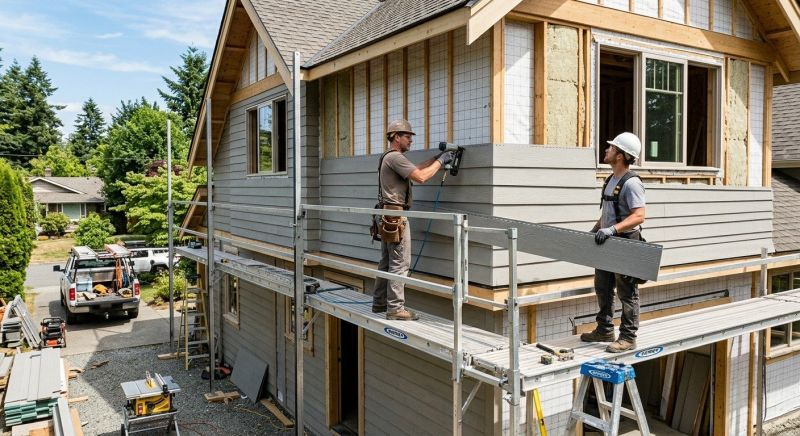 Fiber Cement Installation in Bristol, VT