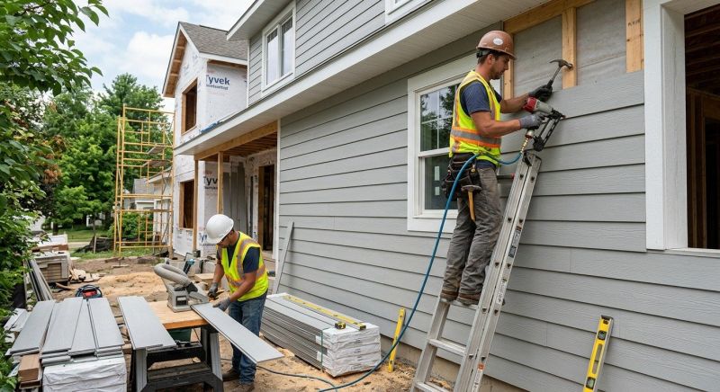 Fiberboard Siding Installation in Addison County, VT