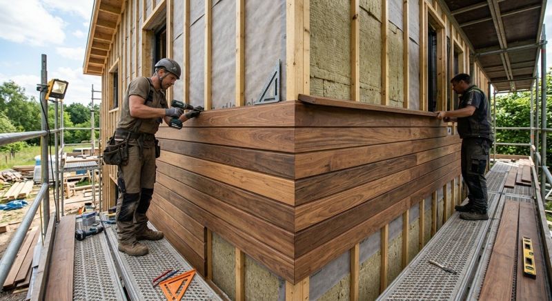 Hardwood Cladding Installation in Addison County, VT