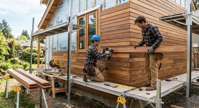 Hardwood Siding Installation in Addison County, VT