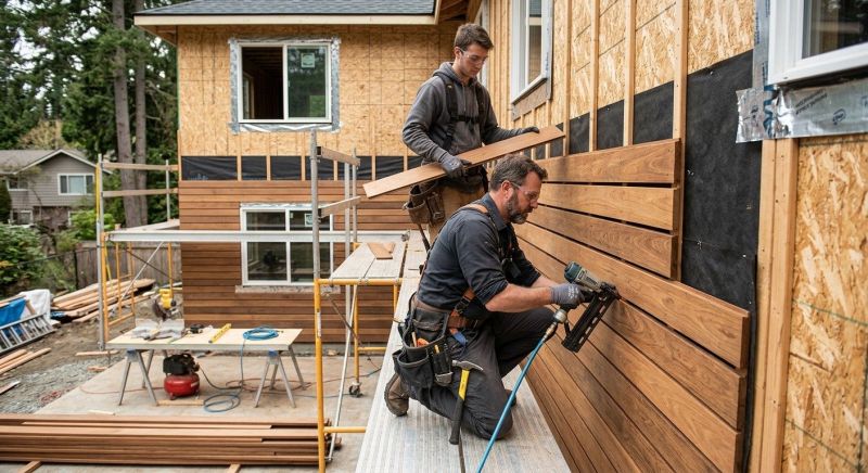 Hardwood Siding Installation in Addison County, VT