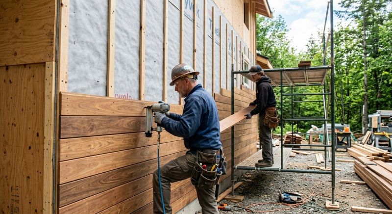 Hardwood Siding Installation in Addison County, VT