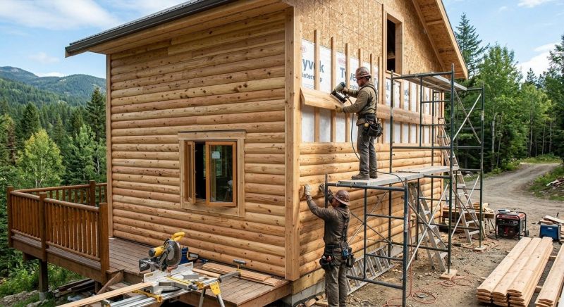 Log Siding Installation in Ticonderoga, NY