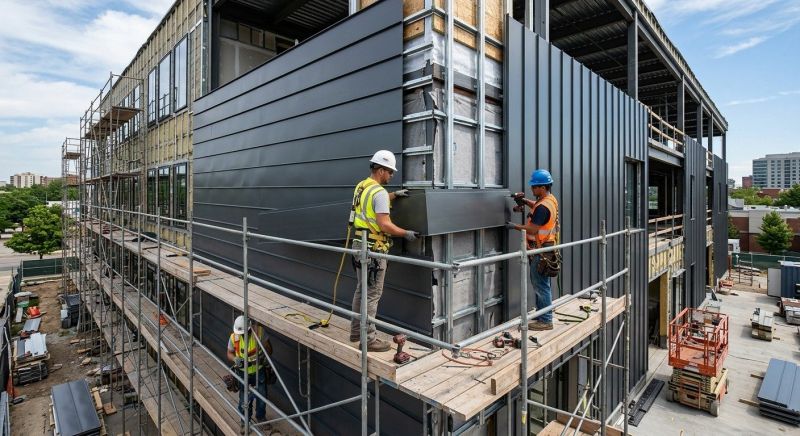 Metal Cladding Installation in Addison County, VT