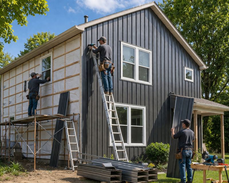 Metal Siding Installation in Brandon, VT