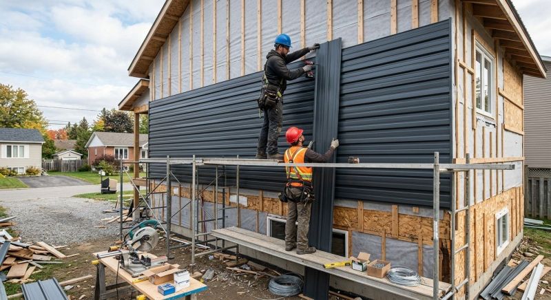 Metal Siding Installation in Huntington, VT