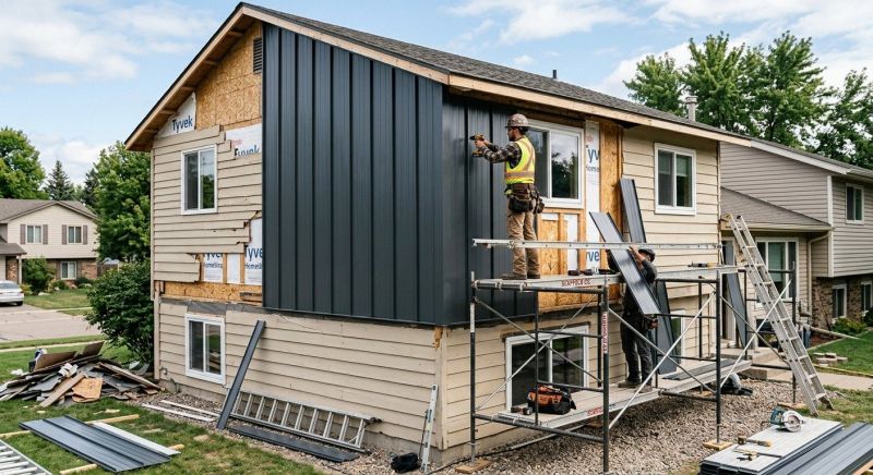 Metal Siding Replacement in Warren, VT