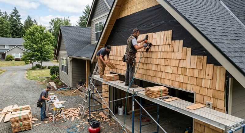 Shake Siding Installation in Addison County, VT