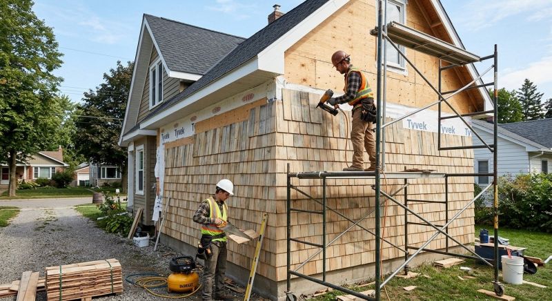 Shake Siding Installation in Pittsfield, VT
