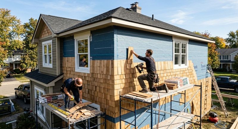 Shingle Siding Installation in Addison County, VT