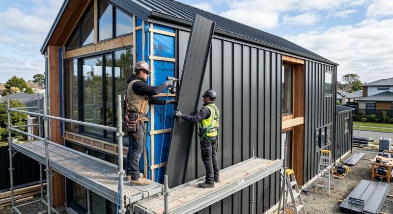 Steel Cladding Installation in Addison County, VT