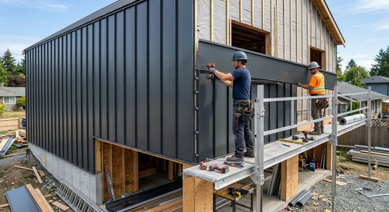 Steel Cladding Installation in Addison County, VT