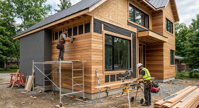 Wood Barn Siding Installation in Addison County, VT