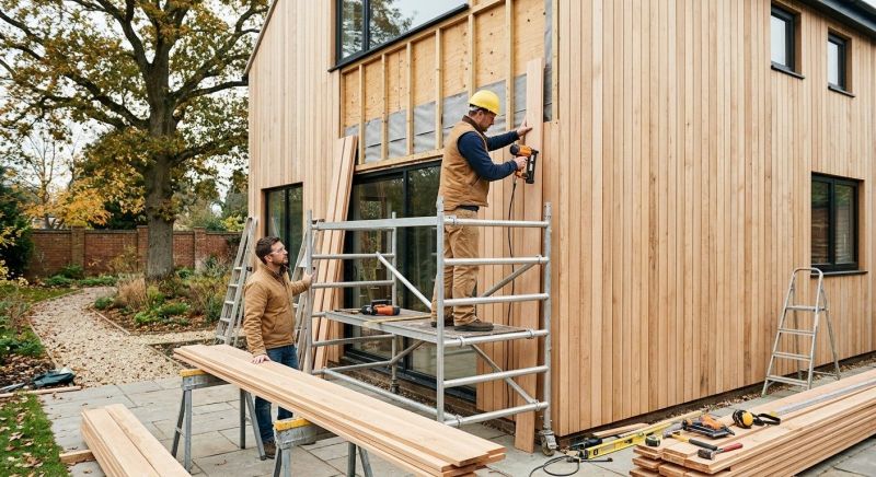 Wood Cladding Installation in Addison County, VT