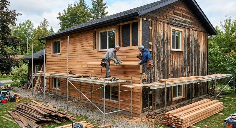 Wood Cladding Replacement in Addison County, VT