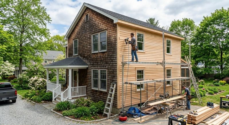 Wood Siding Installation in Brandon, VT
