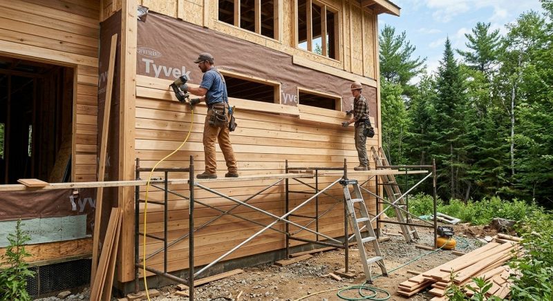Wood Siding Installation in Warren, VT